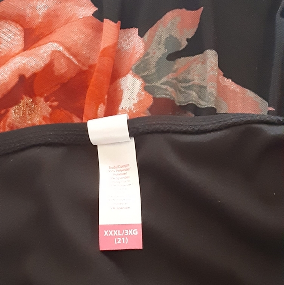 Sundress maxi, black floral,  open front with shorts, sexy! New never worn XXL - Picture 3 of 3
